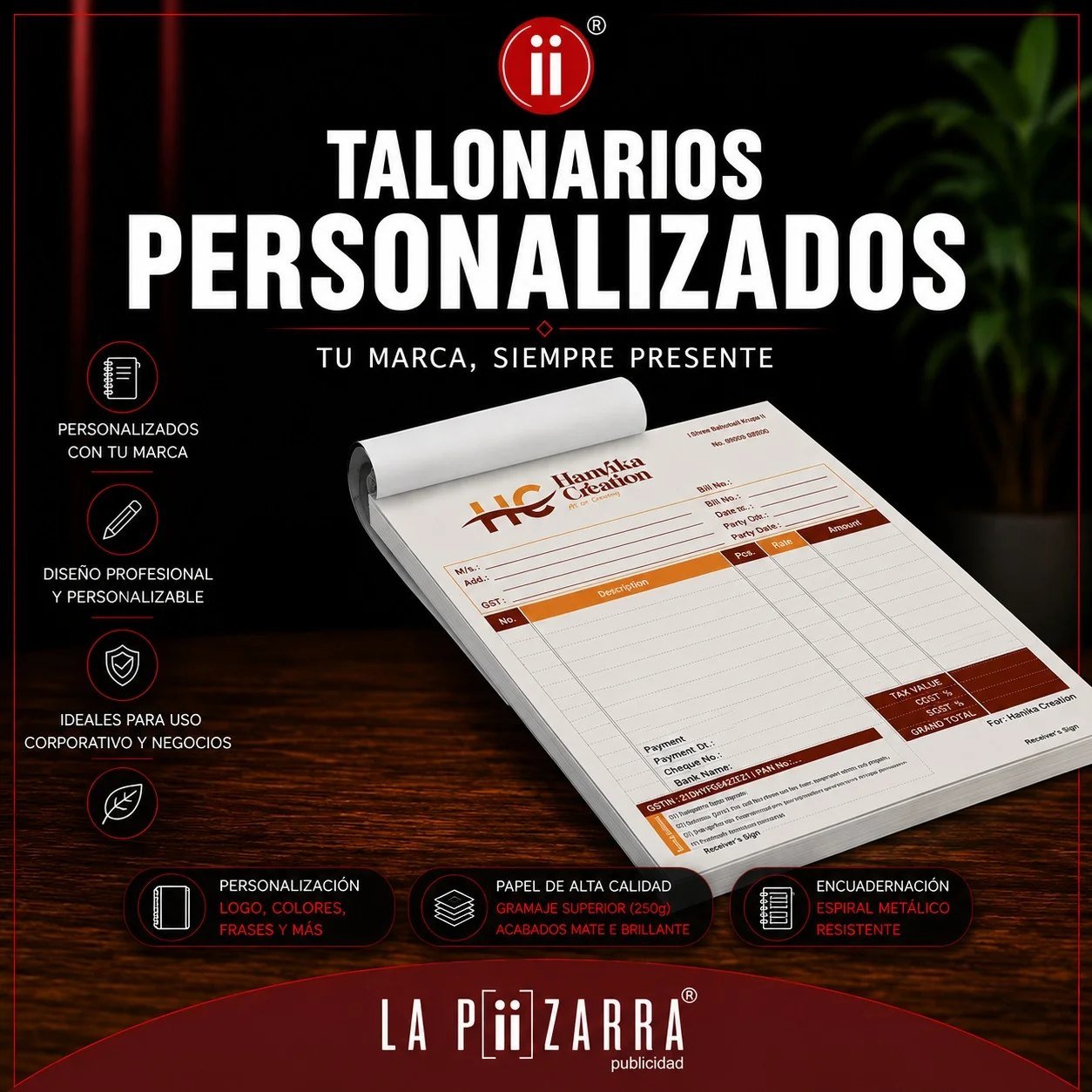 Talonarios Personalizados